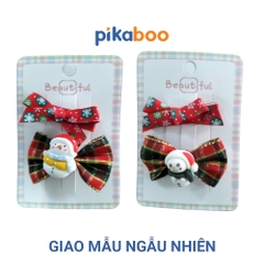 Cặp tóc, dây buộc tóc Giáng Sinh cho bé Pikaboo, món quà Noel xinh xắn