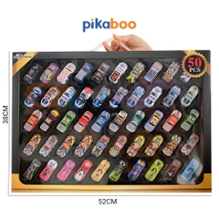 Ô tô chạy đà cho bé Pikaboo, chất liệu hợp kim cao cấp đa dạng các kiểu dáng siêu xe cho bé lựa chọn