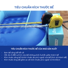 Bể bơi cho bé ( Tặng bơm điện 2 chiều và bộ miếng vá)
