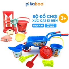 Đồ chơi xúc cát đi biển cho bé Pikaboo cao cấp làm từ nhựa ABS an toàn chắc chắn màu sắc đa dạng