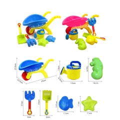 Đồ chơi xúc cát đi biển cho bé Pikaboo cao cấp làm từ nhựa ABS an toàn chắc chắn màu sắc đa dạng