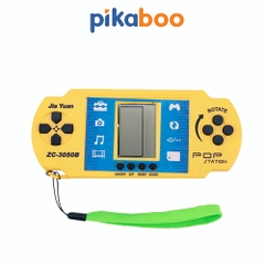 Máy game cầm tay Brick Game Pikaboo nút bấm mượt mà màn hình rõ nét khổ ngang giúp cầm tay tiện lợi