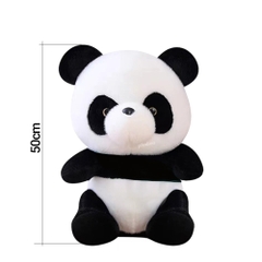 Gấu bông gấu trúc Panda Pikaboo gấu trúc nhồi bông tinh khiết cao cấp, lông mềm mịn co dãn 4 chiều