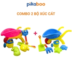 Đồ chơi xúc cát đi biển cho bé Pikaboo cao cấp làm từ nhựa ABS an toàn chắc chắn màu sắc đa dạng