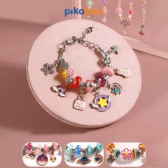 Đồ chơi hộp trang sức, xâu vòng tay Pikaboo, hạt vòng đa sắc và để bé sáng tạo, thiết kế sang trọng