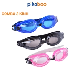 Kính bơi trẻ em Wenfei, kính bơi cho bé chất liệu nhựa và silicone không kích ứng da, dây đeo ôm sát