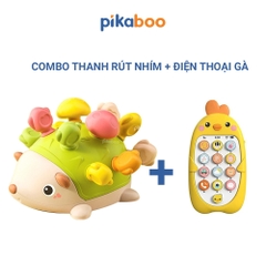 Đồ chơi trẻ em cao cấp giáo dục sớm montessori thanh rút nhím Pikaboo giúp bé rèn luyện đa giác quan
