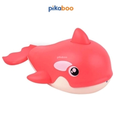 Đồ chơi cá heo phun nước nhà tắm Pikaboo, họa tiết bắt mắt, chất liệu silicone mềm dẻo an toàn