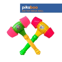 Búa nhựa hơi 2 đầu Pikaboo, chất liệu nhựa ABS an toàn, kích thích trí tuệ và tư duy phản xạ của bé