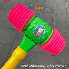 Búa nhựa hơi 2 đầu Pikaboo, chất liệu nhựa ABS an toàn, kích thích trí tuệ và tư duy phản xạ của bé