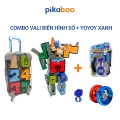 Bộ số biến hình cao cấp Pikaboo Đồ chơi số có thể ghép thành robot cỡ lớn chất liệu an toàn