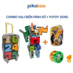 Bộ số biến hình cao cấp Pikaboo Đồ chơi số có thể ghép thành robot cỡ lớn chất liệu an toàn