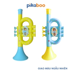 Kèn thổi cho bé Pikaboo, kèn đồ chơi có âm thanh vang, chất liệu nhựa dày dặn nhẵn mịn an toàn