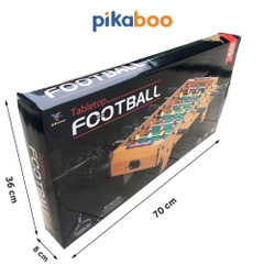 Bàn bi a, bóng đá trẻ em bằng gỗ cao cấp Pikaboo an toàn, trò chơi thể thao rèn luyện tốt cho bé