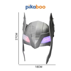 Mặt nạ siêu nhân cho bé trai Pikaboo, có đèn sáng nhấp nháy bắt mắt