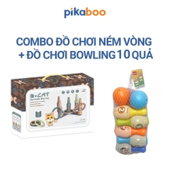 Đồ chơi thể thao ném vòng vào chai Pikaboo, chơi giải trí, chất liệu nhựa cao cấp, an toàn cho trẻ