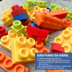 Đồ chơi xếp hình khối quả trứng Pikaboo, chất liệu nhựa dẻo cao cấp an toàn giúp bé phát triển sớm