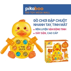 Đồ chơi đập chuột con vịt Pikaboo, giúp bé phát triển vận động tinh và rèn luyện khả năng phối hợp