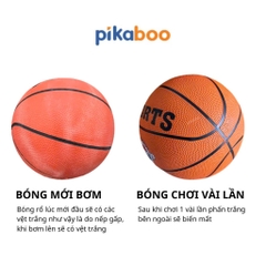 Bóng rổ cho bé size 3 5 7 cho cả trẻ em và người lớn Pikaboo an toàn (Tặng kim bơm)