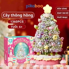 Đồ chơi lắp ráp xếp hình Hộp nhạc cây Thông Noel Pikaboo