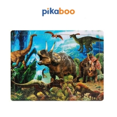 Đồ chơi ghép tranh bằng gỗ Pikaboo xếp miếng ghép thành các bức tranh sinh động đã kiểm định an toàn