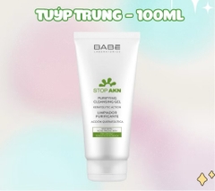 Sữa rửa mặt BABE STOP AKN PURIFYING CLEANSING GEL dịu ên cho làn da mụn