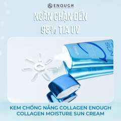 Kem chống nắng Collagen Enough Moisture Sun Cream SPF50+PA++++ 50g