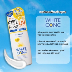 Kem Chống Nắng White Conc Nâng Tone Dưỡng Trắng Sáng Da 75g