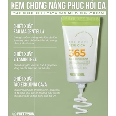 Kem Chống Nắng Pretty Skin The Pure Jeju Cica 50ml