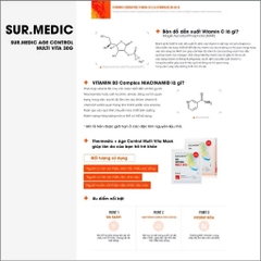 Mặt Nạ Sur.Medic Age Control Multi Vita Cải Thiện Vấn Đề Lão Hoá