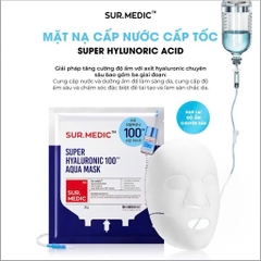 Mặt Nạ Sur.Medic Super Hyaluronic 100 Aqua Cấp Nước