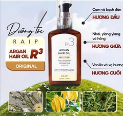 Tinh Dầu Dưỡng Tóc R3  Argan Hair Oil Raip 100ml