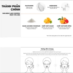 Mặt Nạ Sur.Medic Age Control Multi Vita Cải Thiện Vấn Đề Lão Hoá