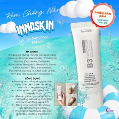 Kem chống nắng Innoskin B3 Suncream SPF50/PA++++