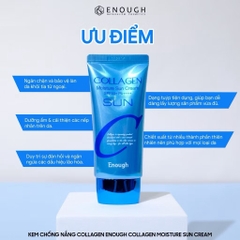 Kem chống nắng Collagen Enough Moisture Sun Cream SPF50+PA++++ 50g