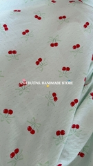 Vải cotton hàn (SLx0.5m khổ 1.6m) đũi lạnh mềm, mát, hút mồ hôi in hình dễ thương