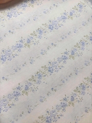 Vải Thô cotton in hoa, caro, sọc - may bộ, đầm, handmade, decor (dài 1m, khổ 1m45, vải cắt liền)