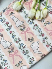 Vải xốp gạo (xốp Thái) - nhiều mẫu in dễ thương - may đồ bộ, đầm trẻ em và người lớn  (dài 1m, khổ 1m5, vải cắt liền)