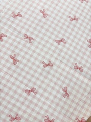 Vải Thô cotton in hoa, caro, sọc - may bộ, đầm, handmade, decor (dài 1m, khổ 1m45, vải cắt liền)