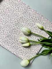 Vải Thô cotton in hoa, caro, sọc - may bộ, đầm, handmade, decor (dài 1m, khổ 1m45, vải cắt liền)