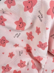 Vải xốp gạo (xốp Thái) - nhiều mẫu in dễ thương - may đồ bộ, đầm trẻ em và người lớn  (dài 1m, khổ 1m5, vải cắt liền)