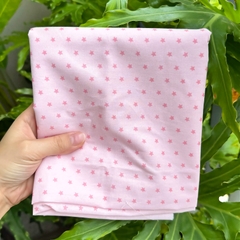 (Thô cotton) Vải in ngôi sao nhiều màu (dài 1m, khổ 1.45m, vải cắt liền) may quần áo trẻ em người lớn, decor, DIY