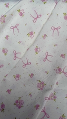 Vải Cotton hàn (đũi lạnh) in hoa, hình cute - may bộ, đầm, handmade, decor (dài 1m, khổ 1m6, vải cắt liền)