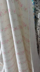 Vải Thô cotton- in hoa, chấm bi, caro, sọc- may đầm, bộ, handmade (dài 1m, khổ 1m45, vải cắt liền)
