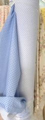 Vải Thô cotton- in hoa, chấm bi, caro, sọc- may đầm, bộ, handmade (dài 1m, khổ 1m45, vải cắt liền)