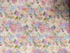 Vải Thô cotton hoa - may đầm, bộ người lớn, bé gái mùa hè, DIY…(dài 1m, khổ 1.45, vải cắt liền)