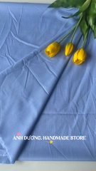 Vải cotton (SLx0.5m khổ 1.4m) kate caro in hình rõ nét, màu sắc rực rỡ, thấm hút tốt.