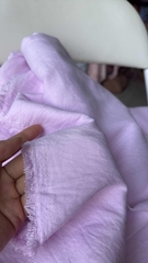 Vải cotton hàn (SLx0.5m khổ 1.5m) đũi lạnh, màu trơn