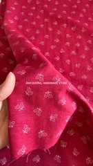 Vải cotton hàn (SLx0.5m khổ 1.6m) đũi lạnh mềm, mát, hút mồ hôi in hình dễ thương