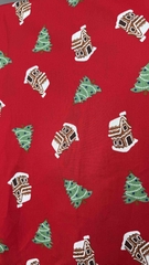 Vải Thô cotton Giáng Sinh, Noel - may đầm cho bé, decor, handmade (dài 1m, khổ 1m45, vải cắt liền)
